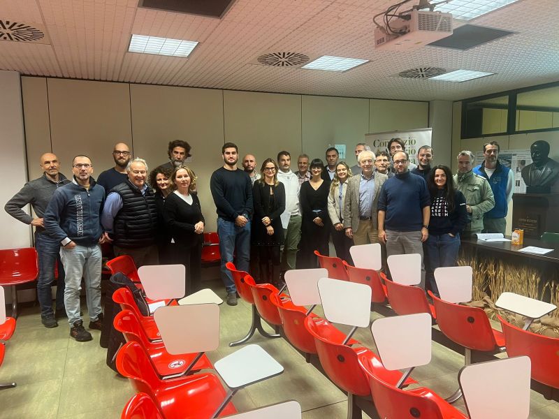 Una foto di fine corso insieme ai miei studenti del Consorzio Agrario di Parma.